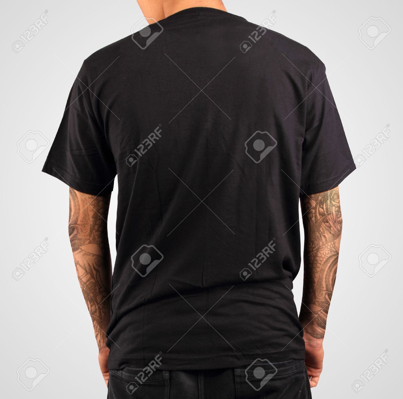 black t shirt template stock photo picture and royalty free image