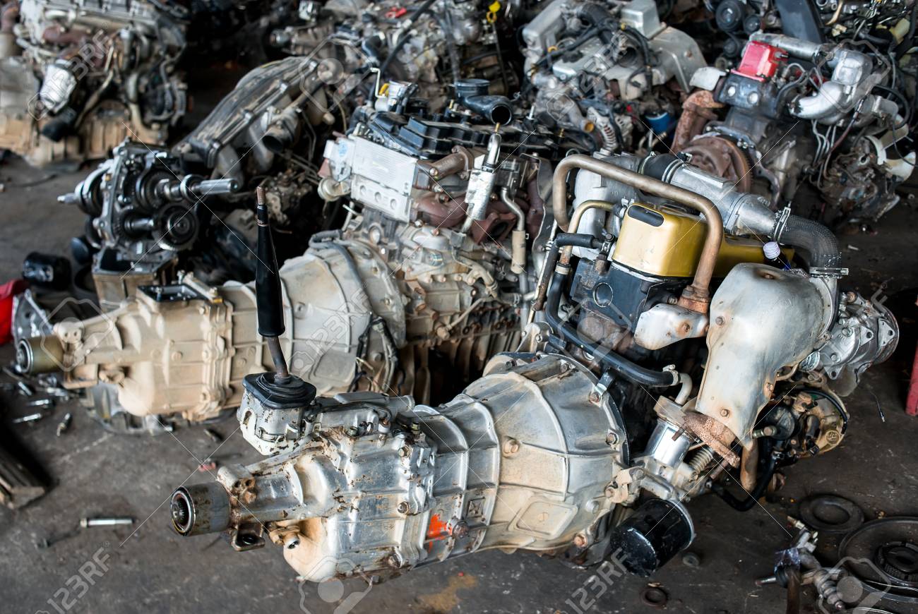 Old Car For Sale >> Used And Old Car Engine In The Recycle Garage For Sale Photo Old Car For Sale >> Used And Old Car Engine In The Recycle Garage For Sale Photo