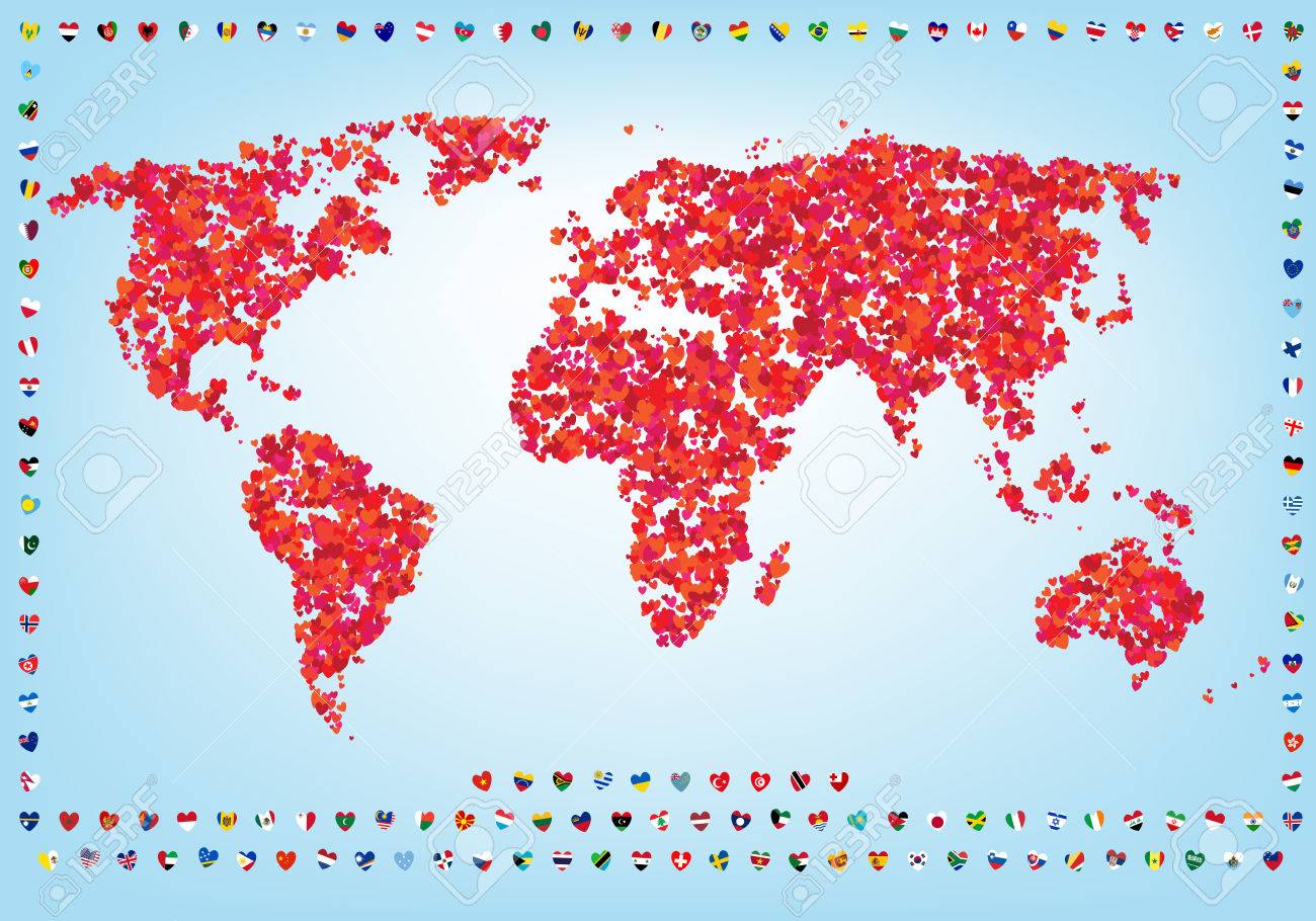 stylized world of love