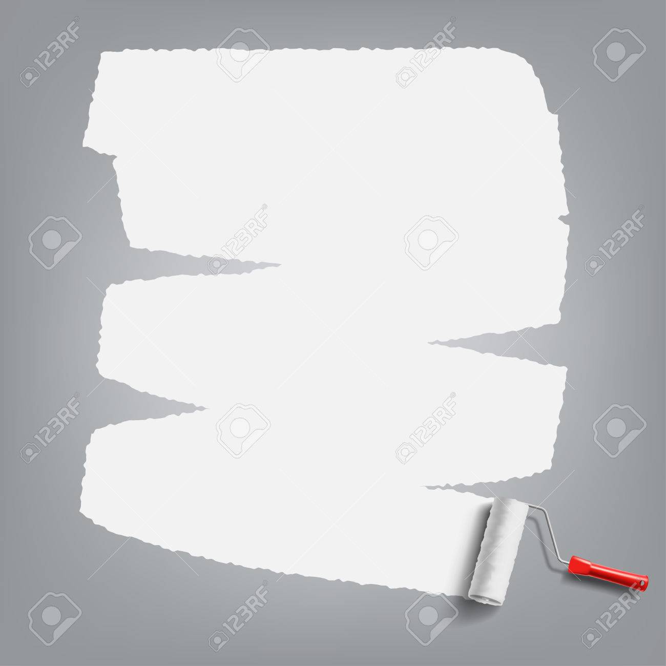 白いペンキでローラーのブラシ のイラスト素材 ベクタ Image 白いペンキでローラーのブラシ のイラスト素材 ベクタ Image