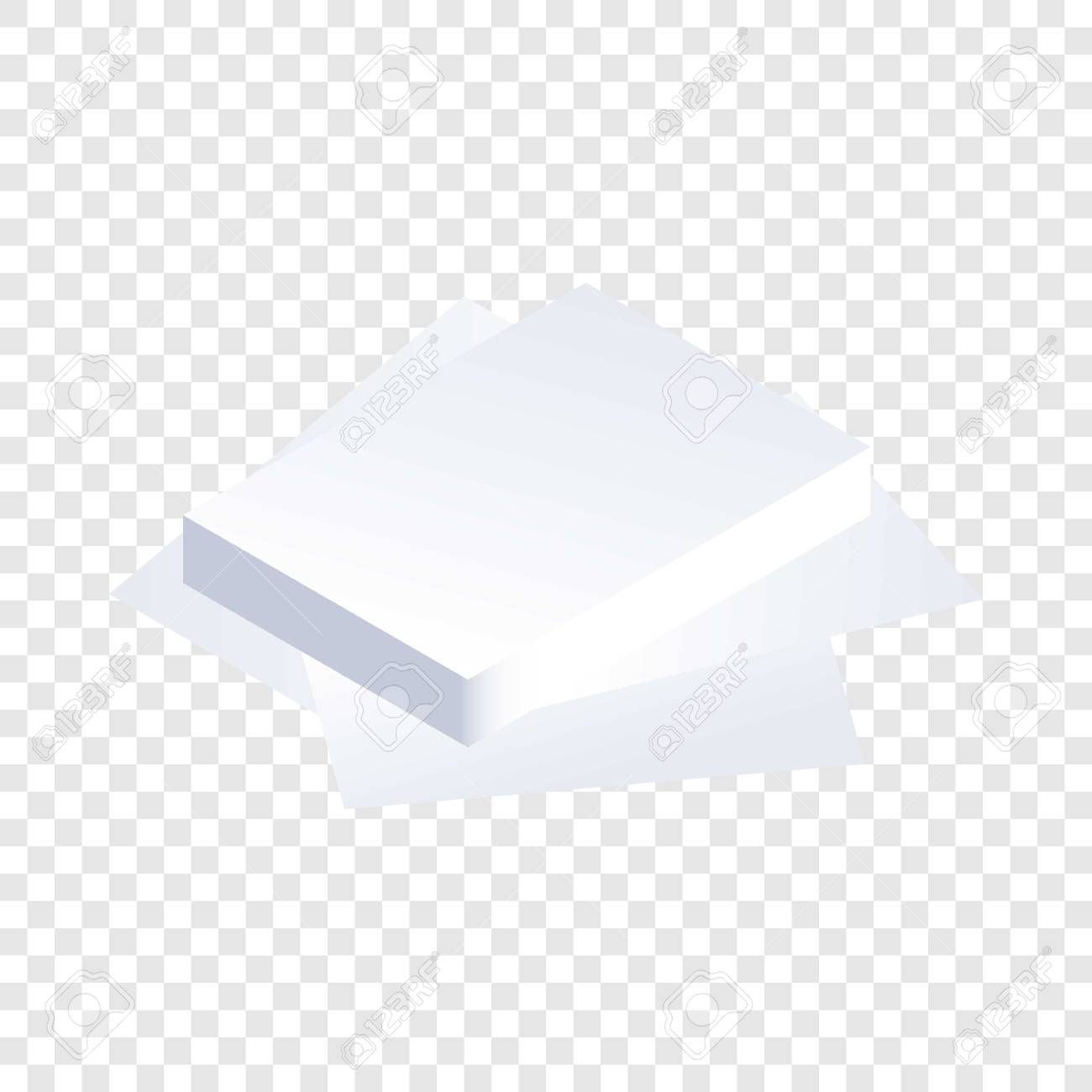 Paper Stack Icon Isometric Of Paper Stack Icon For Web Design