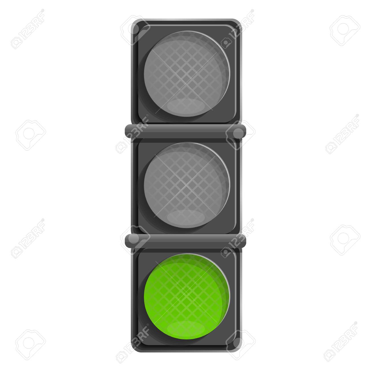 City Green Traffic Light Icon. Cartoon Of City Green Traffic Light Vector  Icon For Web Design Isolated On White Background Royalty Free SVG,  Cliparts, Vectors, and Stock Illustration. Image 126293100., image size:1300x1300