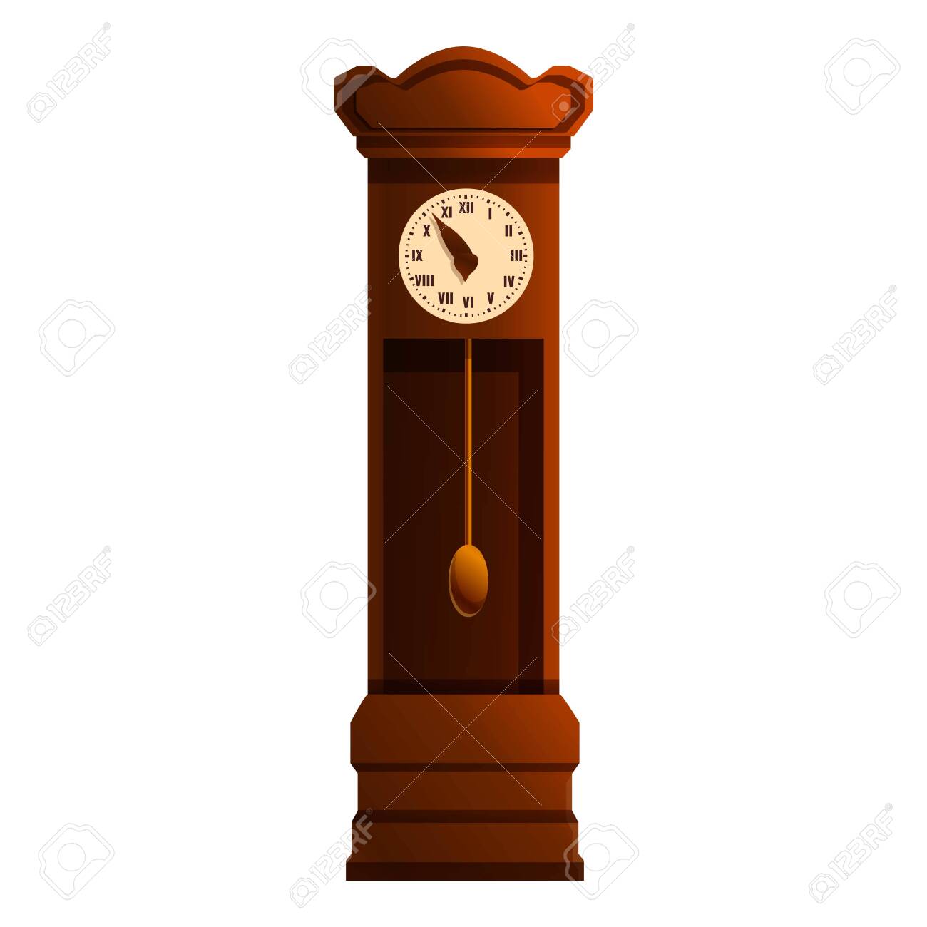 Pendulum Clock Icon. Cartoon Of Pendulum Clock Vector Icon For Web Design  Isolated On White Background Royalty Free SVG, Cliparts, Vectors, and Stock  Illustration. Image 147329070., image size:1300x1300
