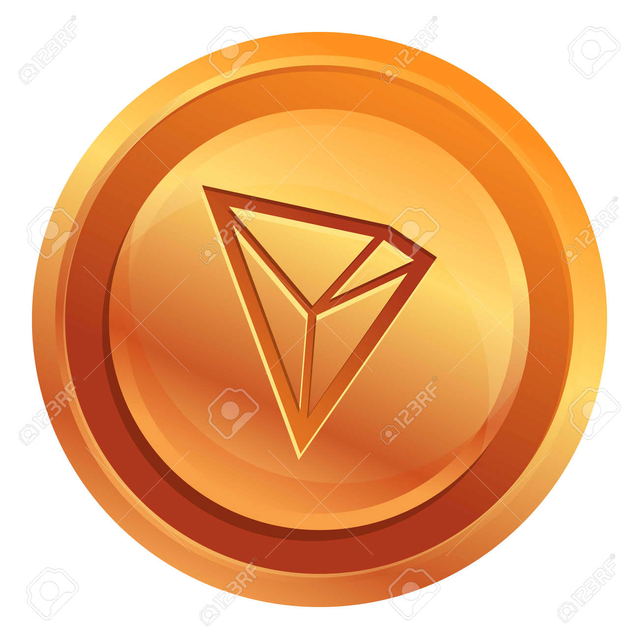 트론 암호화폐 아이콘. 흰색 배경에 고립 된 웹 디자인을위한 Tron Cryptocurrency 벡터 아이콘의 만화 로열티 무료 사진,  그림, 이미지 그리고 스톡포토그래피. Image 167669953