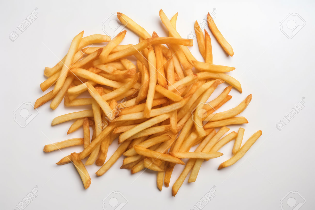 French Fries. Fast Food Salty Slice. Generate AI Stock Photo, Picture and  Royalty Free Image. Image 204903583.