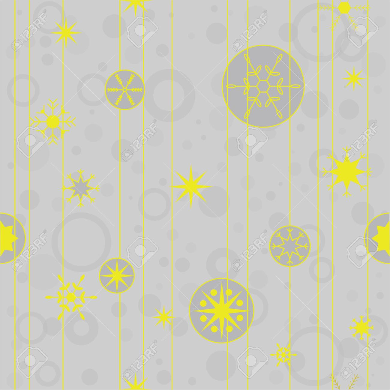 Vector Seamless Pattern For Christmas Cards Invitations