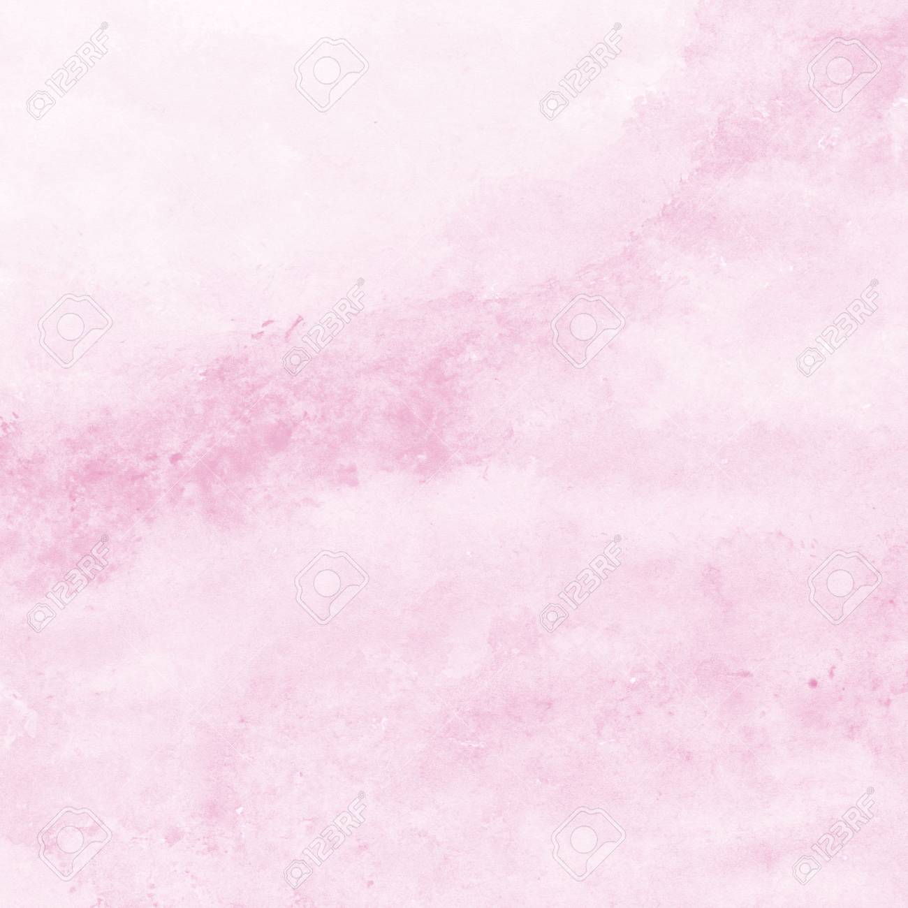 柔らかいピンク水彩テクスチャ背景手描き の写真素材 画像素材 Image