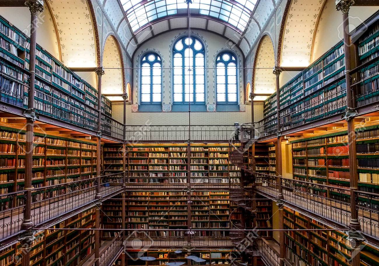 Old Library In Rijksmuseum Amsterdam Netherlands Stock Photo Picture And Royalty Free Image Image
