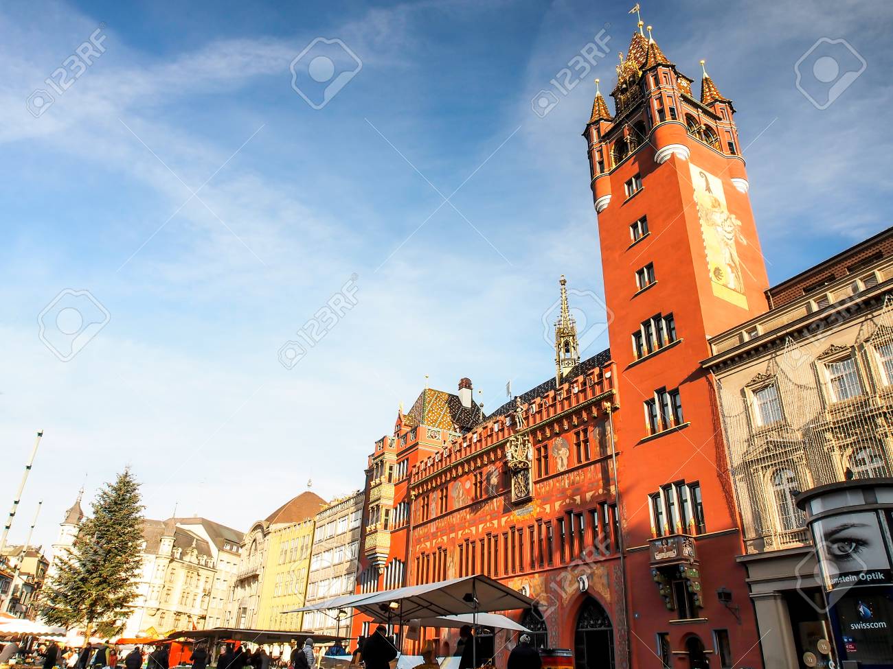 スイス バーゼル市役所 の写真素材 画像素材 Image