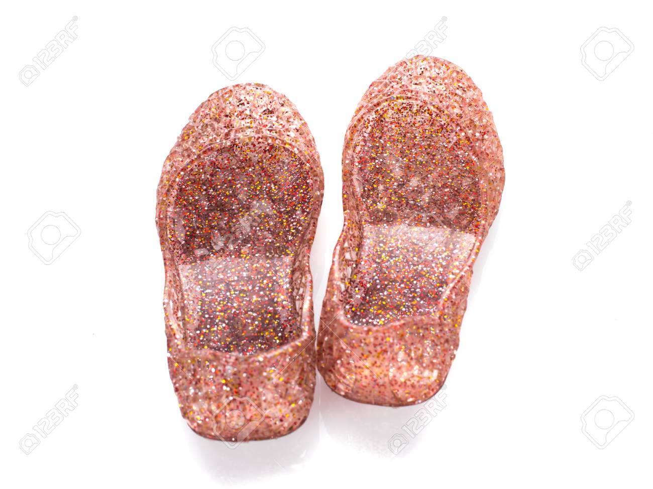 red sparkly shoes girl