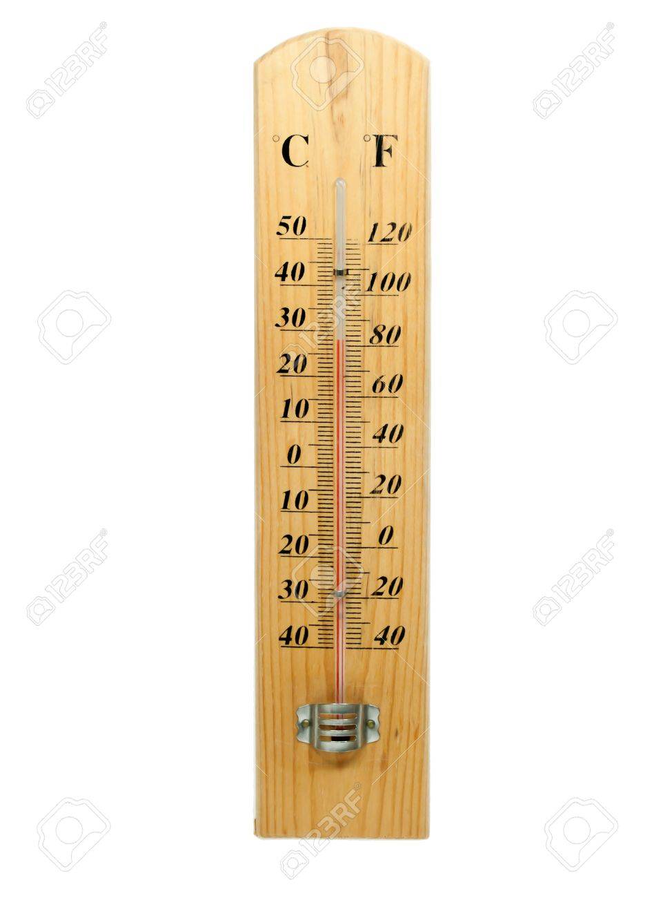celsius and fahrenheit thermometer isolated stock photo picture and