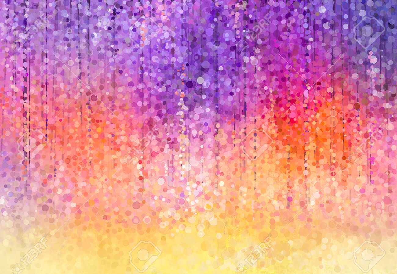 抽象画 紫と黄色 グリッターラメ仕様 ブルーグラデーションにキラキララメ入り背景 |, image size:1300x898