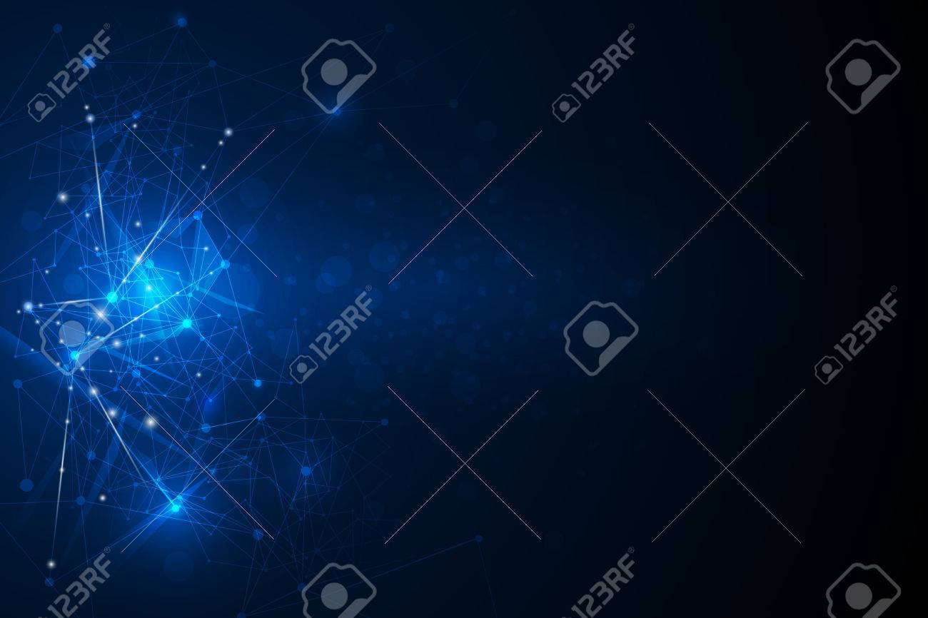 Abstract futuristic - Molecules technology with linear and polygonal pattern shapes on dark blue background. Illustration Vector design digital technology concept. - 64882135 Abstract futuristic - Molecules technology with linear and polygonal pattern shapes on dark blue background. Illustration Vector design digital technology concept. - 64882135