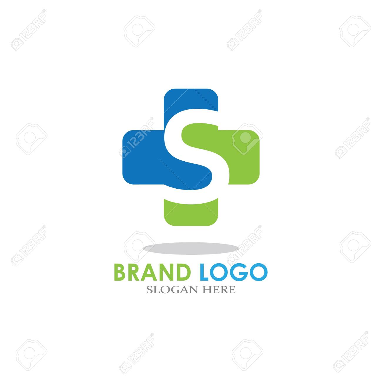 letter with Plus Hospital logo design vector - 152810717 letter with Plus Hospital logo design vector - 152810717