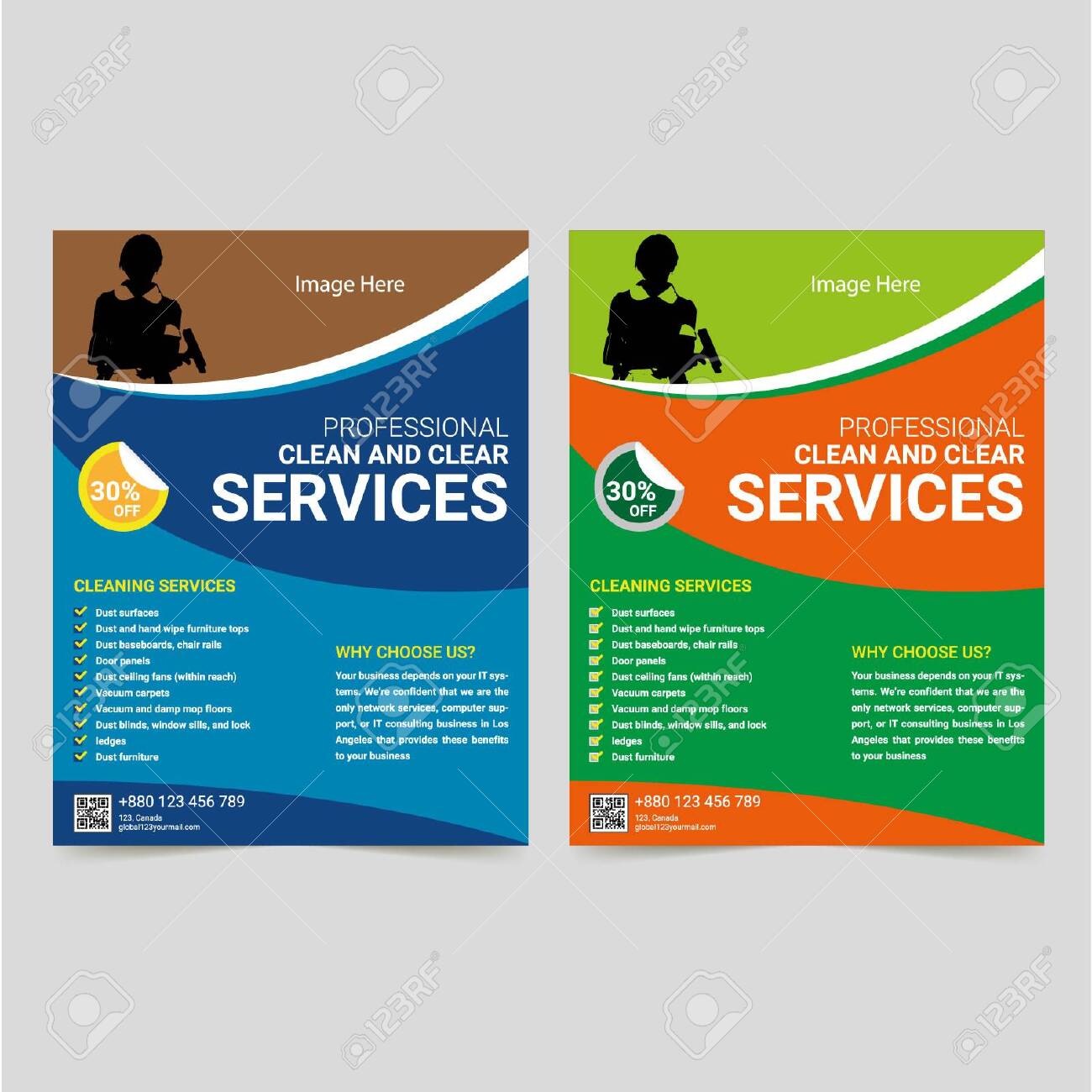Professional Cleaning Services Flyer Template Royalty Free Inside Cleaning Brochure Templates Free