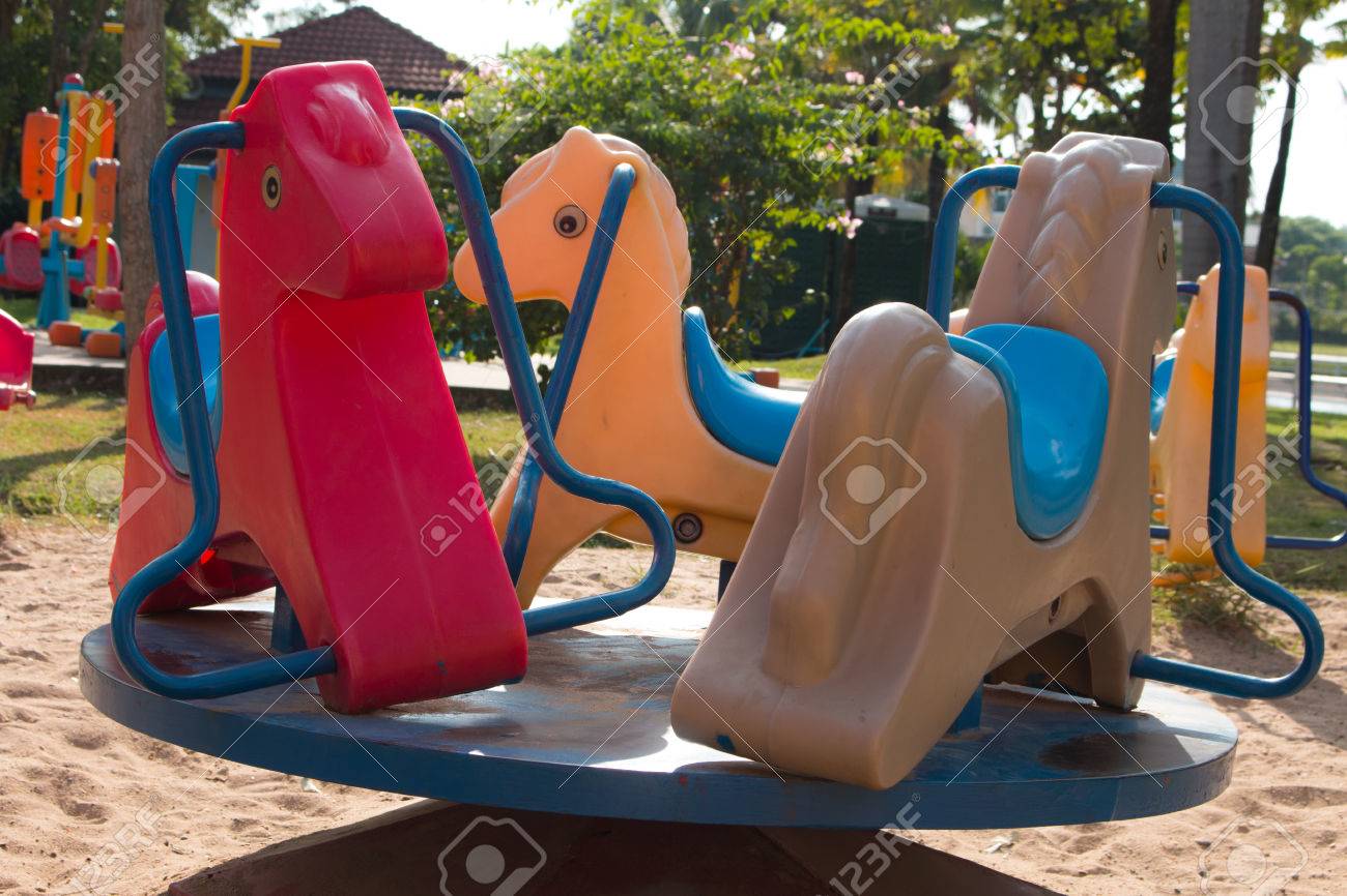 playground rocking horse