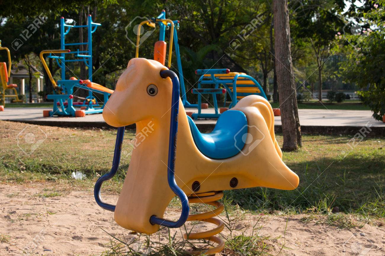 playground rocking horse