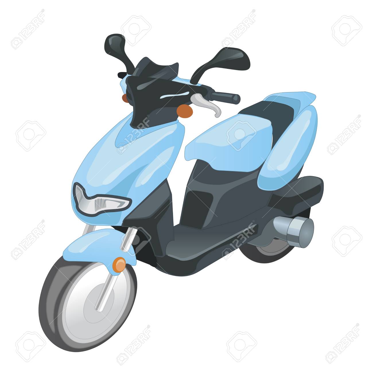 two wheel moped