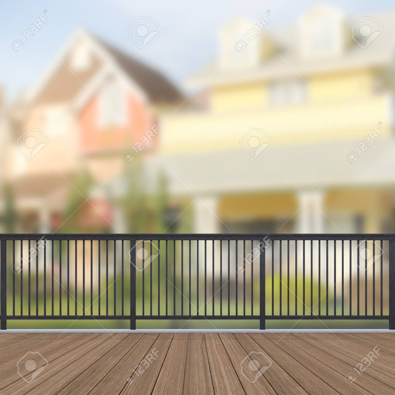 ぼかし外装背景のテラスとバルコニー の写真素材 画像素材 Image ぼかし外装背景のテラスとバルコニー の写真素材 画像素材 Image