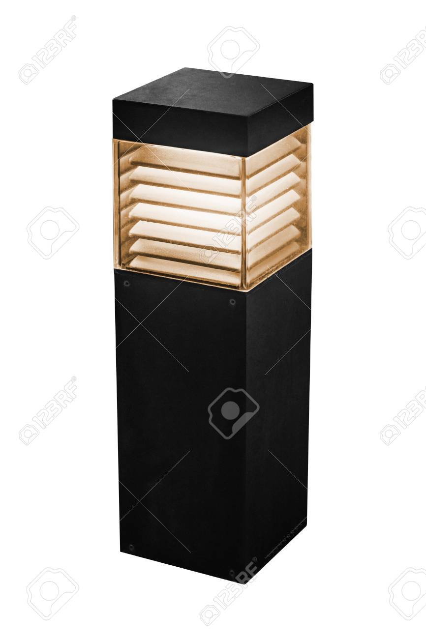 Stehleuchte Fur Gehweg Oder Schmucken Garten Auf Weiss Lizenzfreie Fotos Bilder Und Stock Fotografie Image 56080513