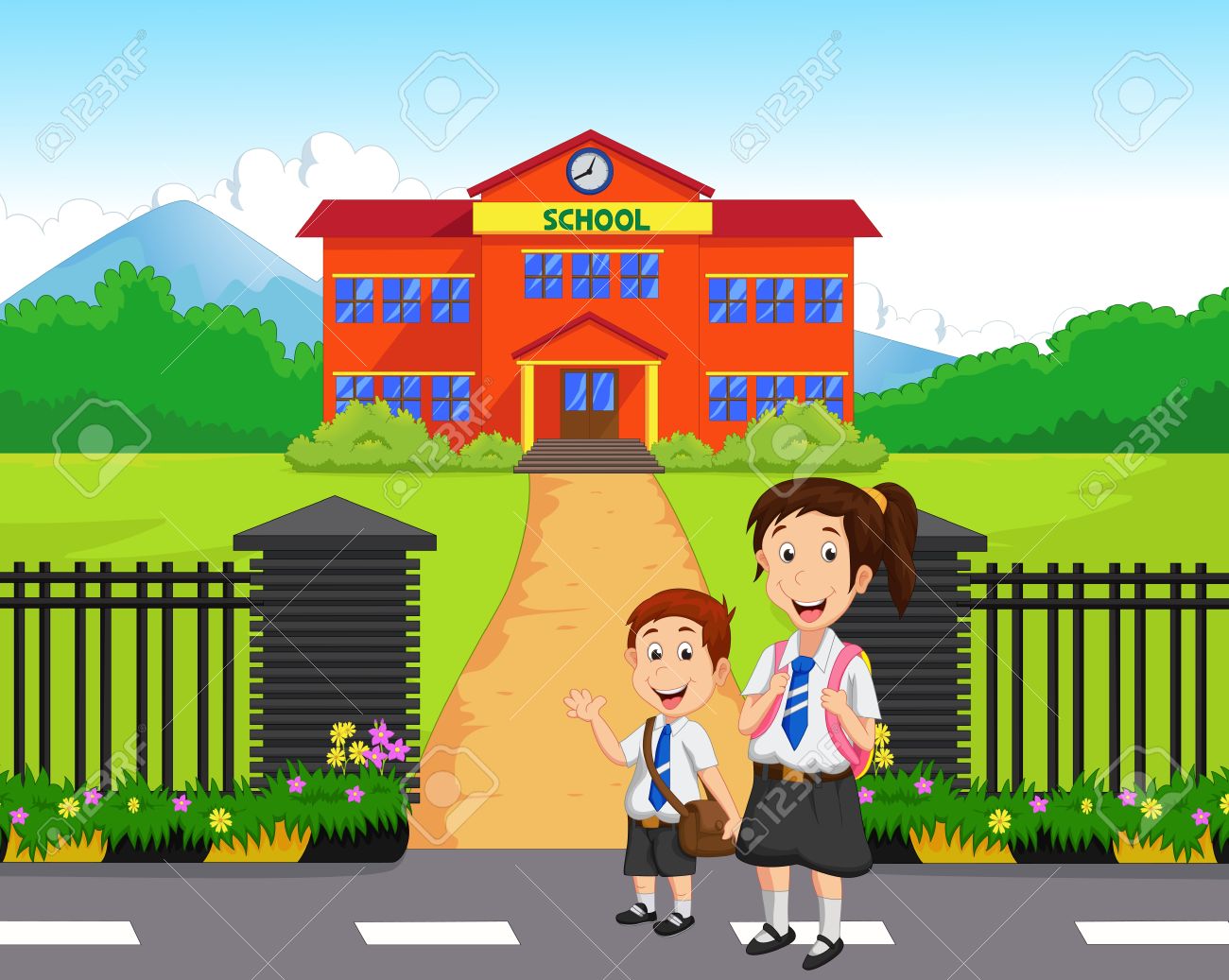Little Kids Going To School Royalty Free SVG, Cliparts, Vectors, And Stock Illustration. Image 49934723. Little Kids Going To School Royalty Free SVG, Cliparts, Vectors, And Stock Illustration. Image 49934723.