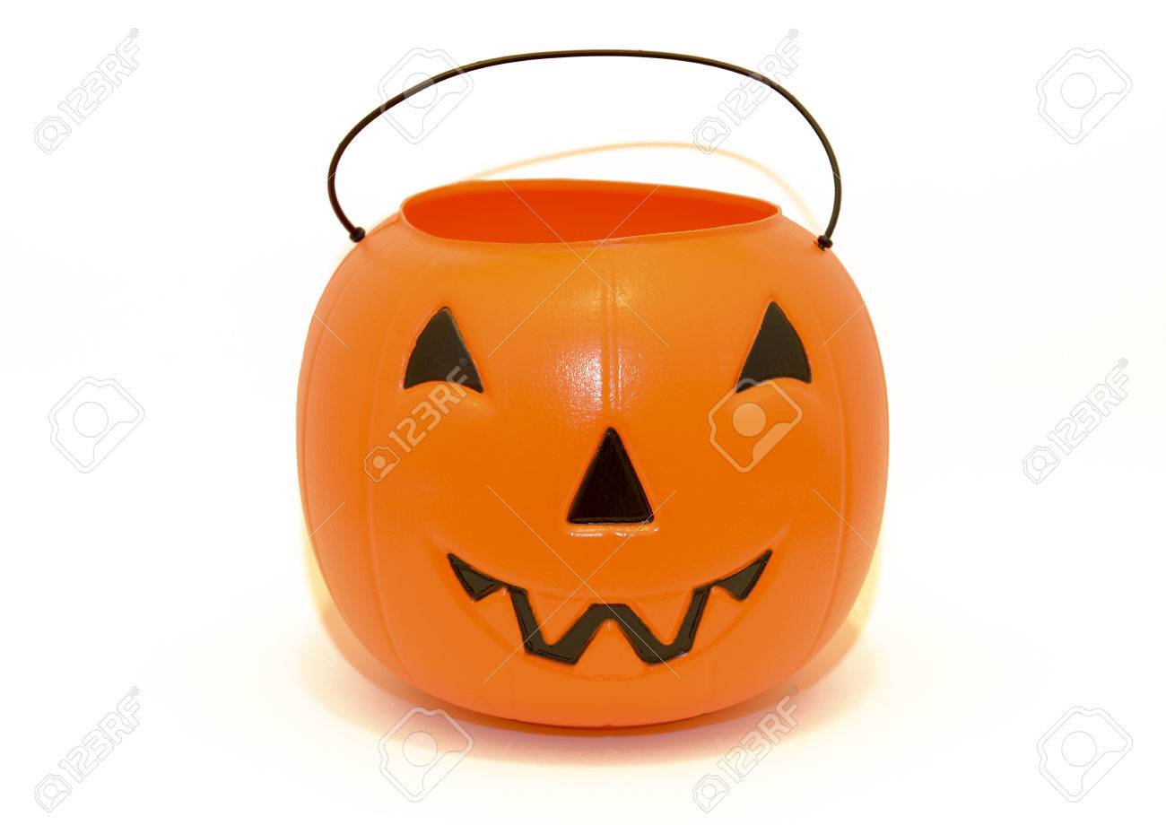 halloween pumpkin candy bucket