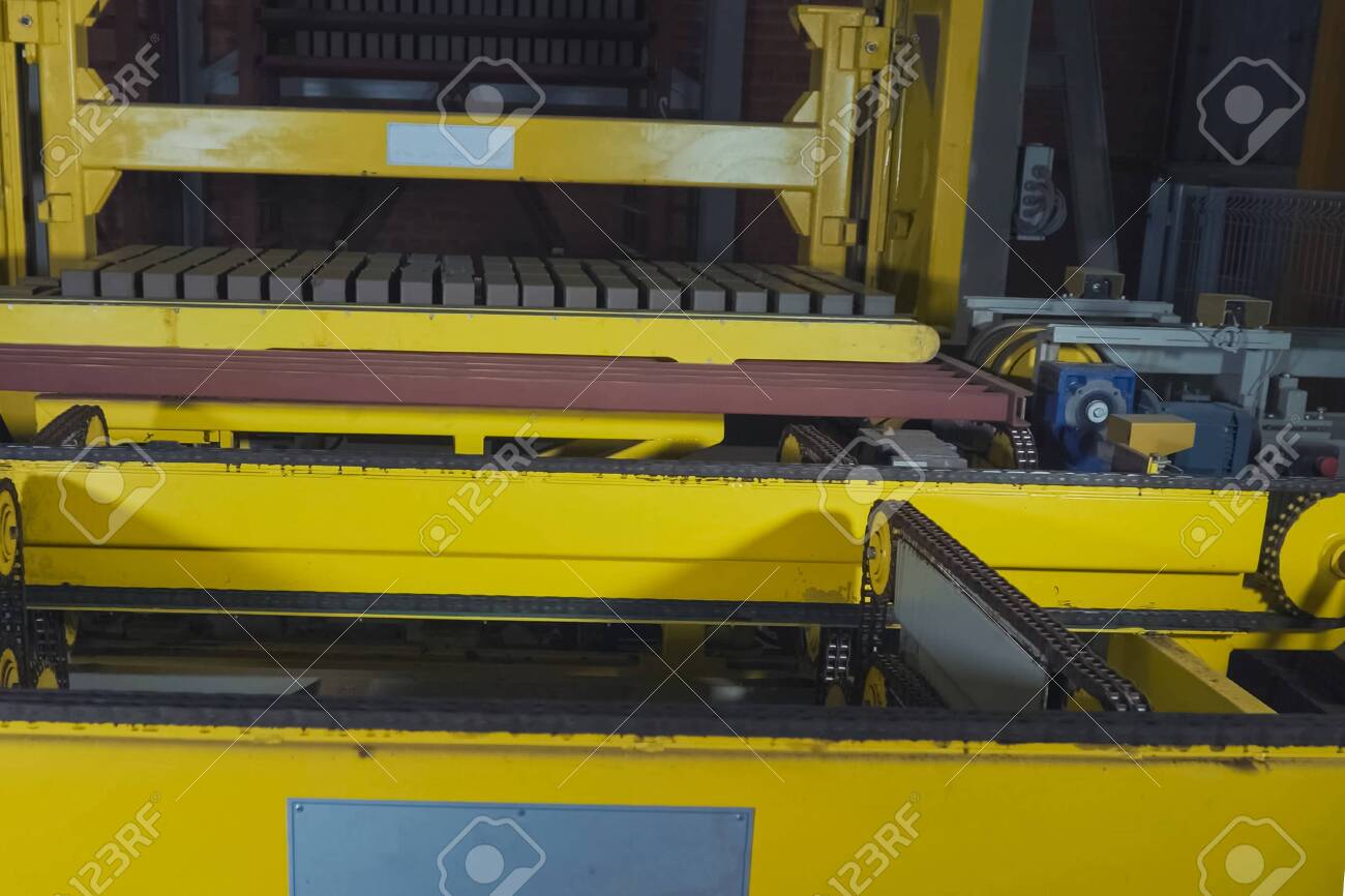 Brick production, hollow ceramic bricks factory. Brick production, bricks factory. - 140765709 Brick production, hollow ceramic bricks factory. Brick production, bricks factory. - 140765709