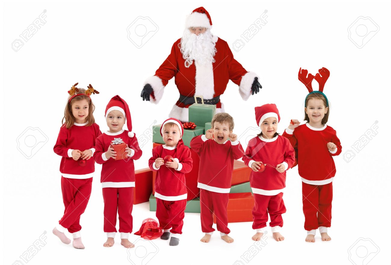santa claus and happy