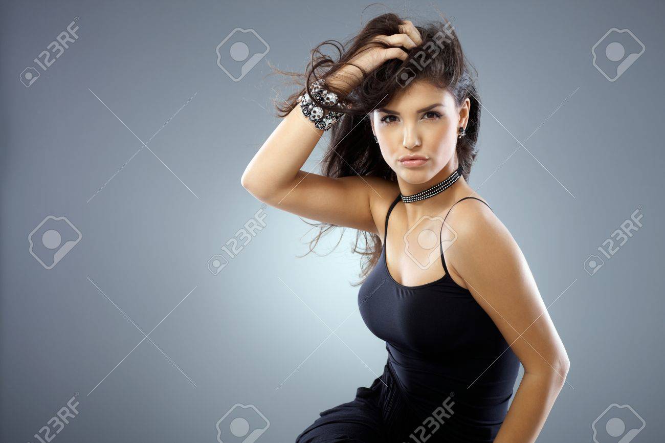 Portrait Of Sexy, Hot Woman With Sensual Look. Stock Photo, Picture and  Royalty Free Image. Image 36883180.