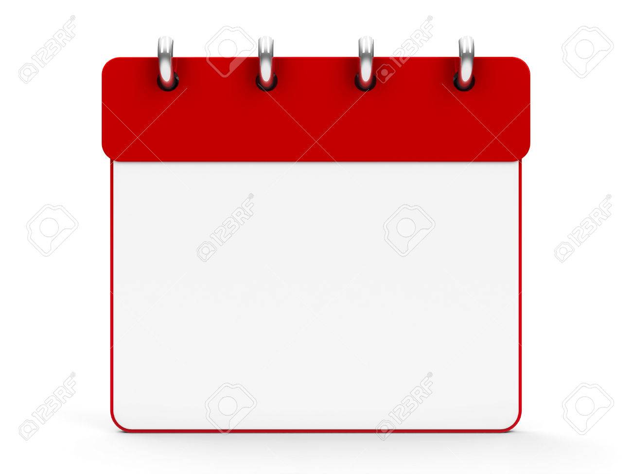 blank calendar image