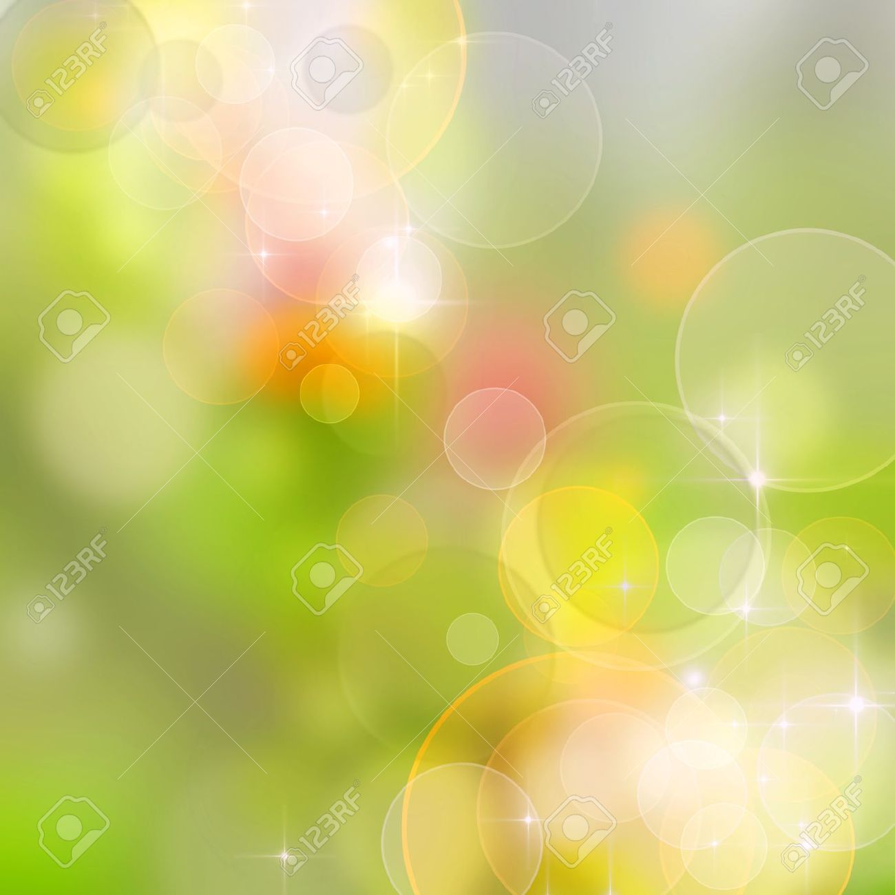 a bright spring background with green and pink bokeh effects stock pink and green background