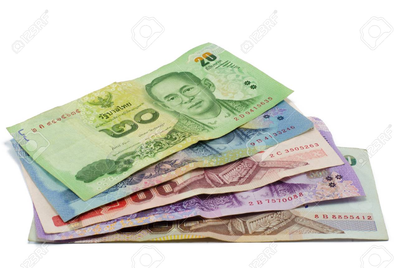 Thai 1000 , 500 , 100 , 50 And 20 Baht Banknotes , Thai Money Stock Photo,  Picture and Royalty Free Image. Image 46951409.