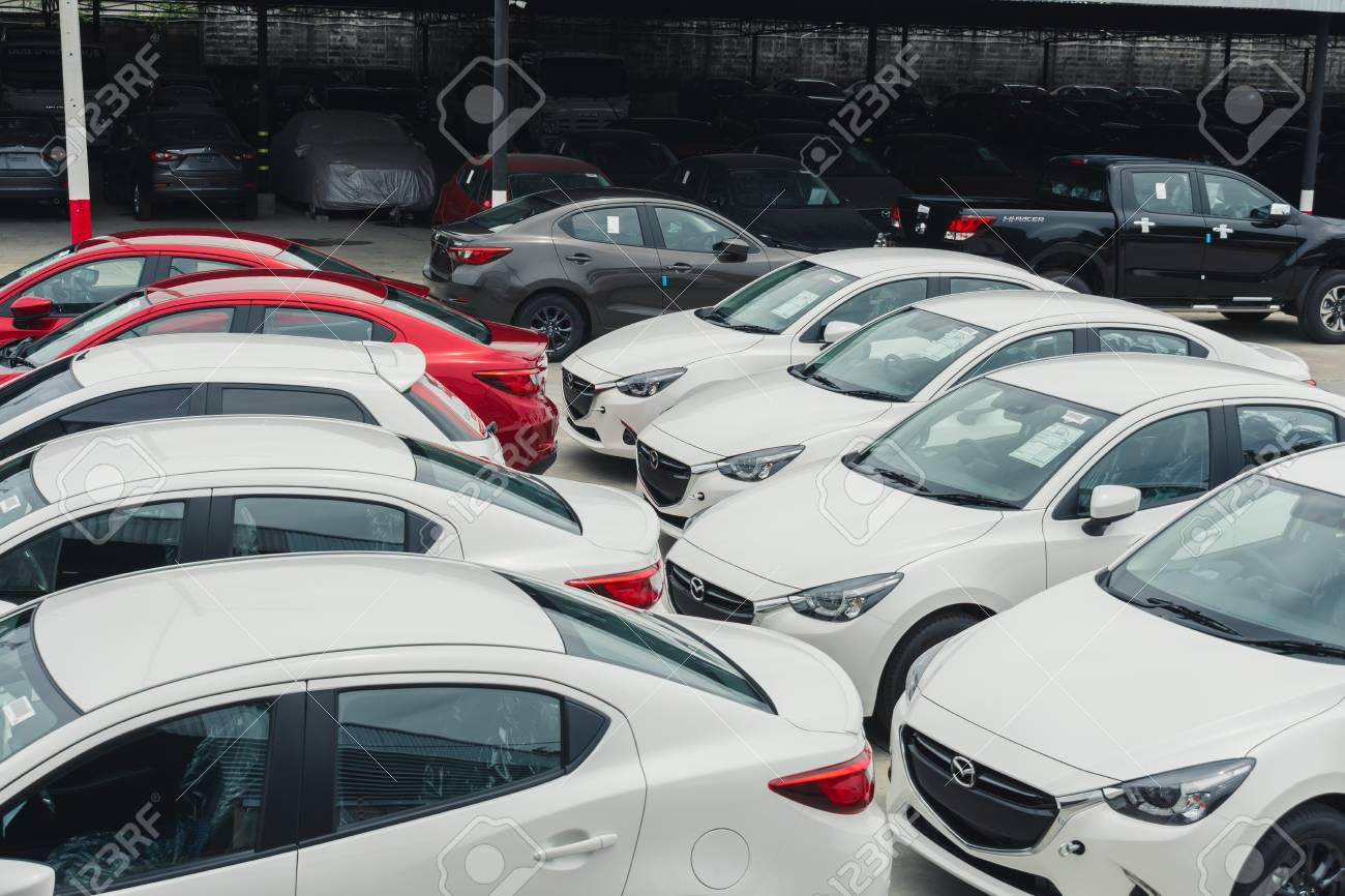 Bangsean Thai Aug 18 Car Stock Brand Product Mazda Such As Mazda2 Stock Photo Picture And Royalty Free Image Image