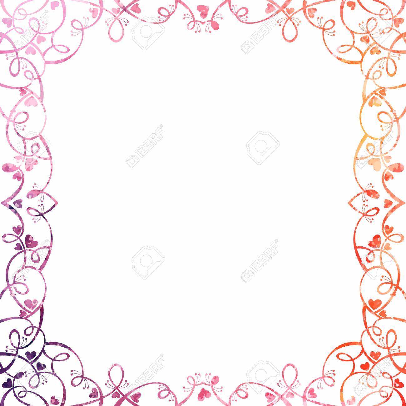 floral artistic frame royalty