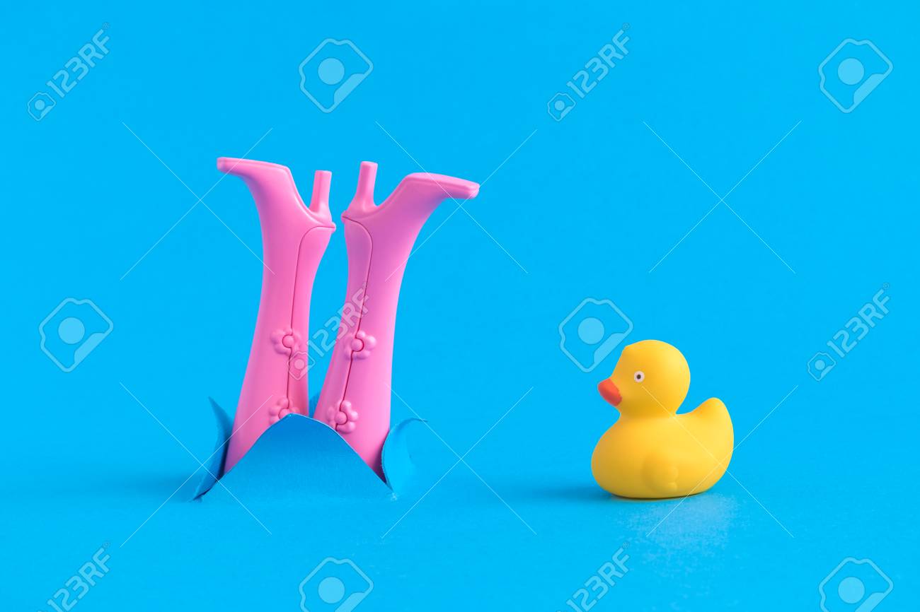 yellow duck paper dolls