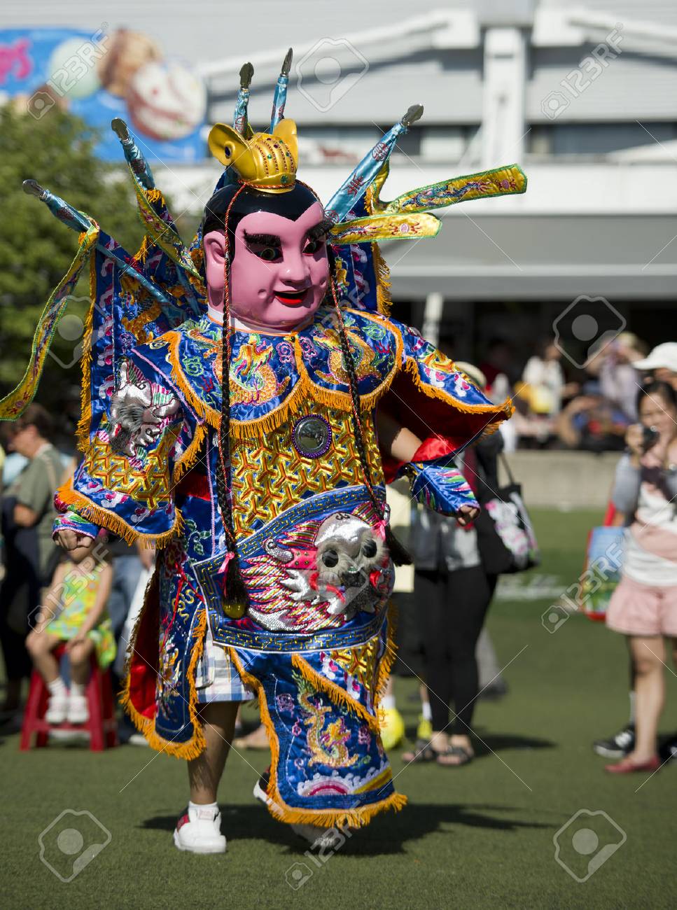 台北 台湾の伝統的な中国のランタン祭り の写真素材 画像素材 Image