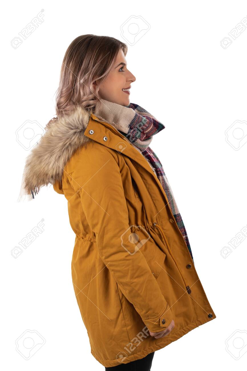 mustard parka jacket