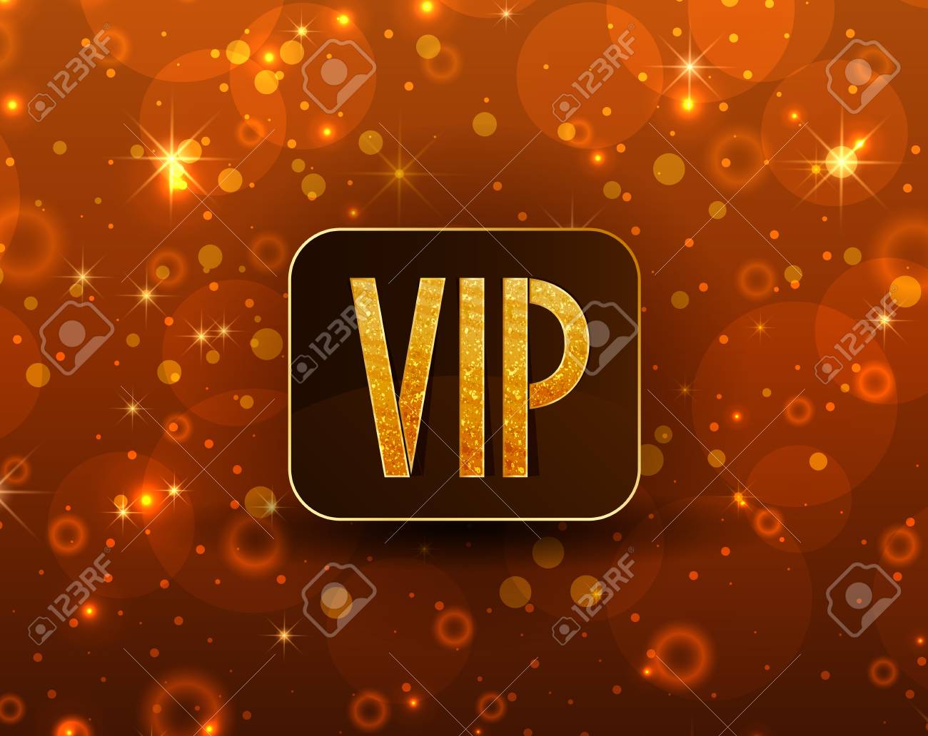 vector illustration sparkly background with text vip royalty free sparkly text