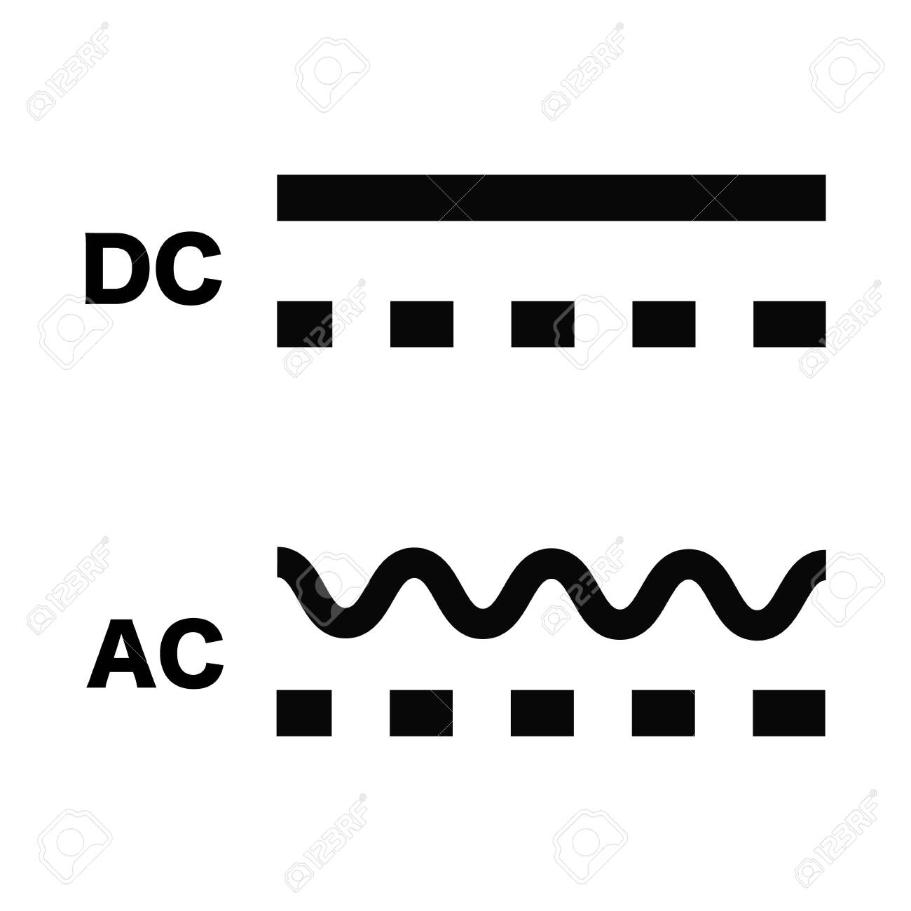 маркировка постоянного и переменного напряжения. Dc обозначение. значок полярности. маркировка постоянного тока. знак постоянного тока.