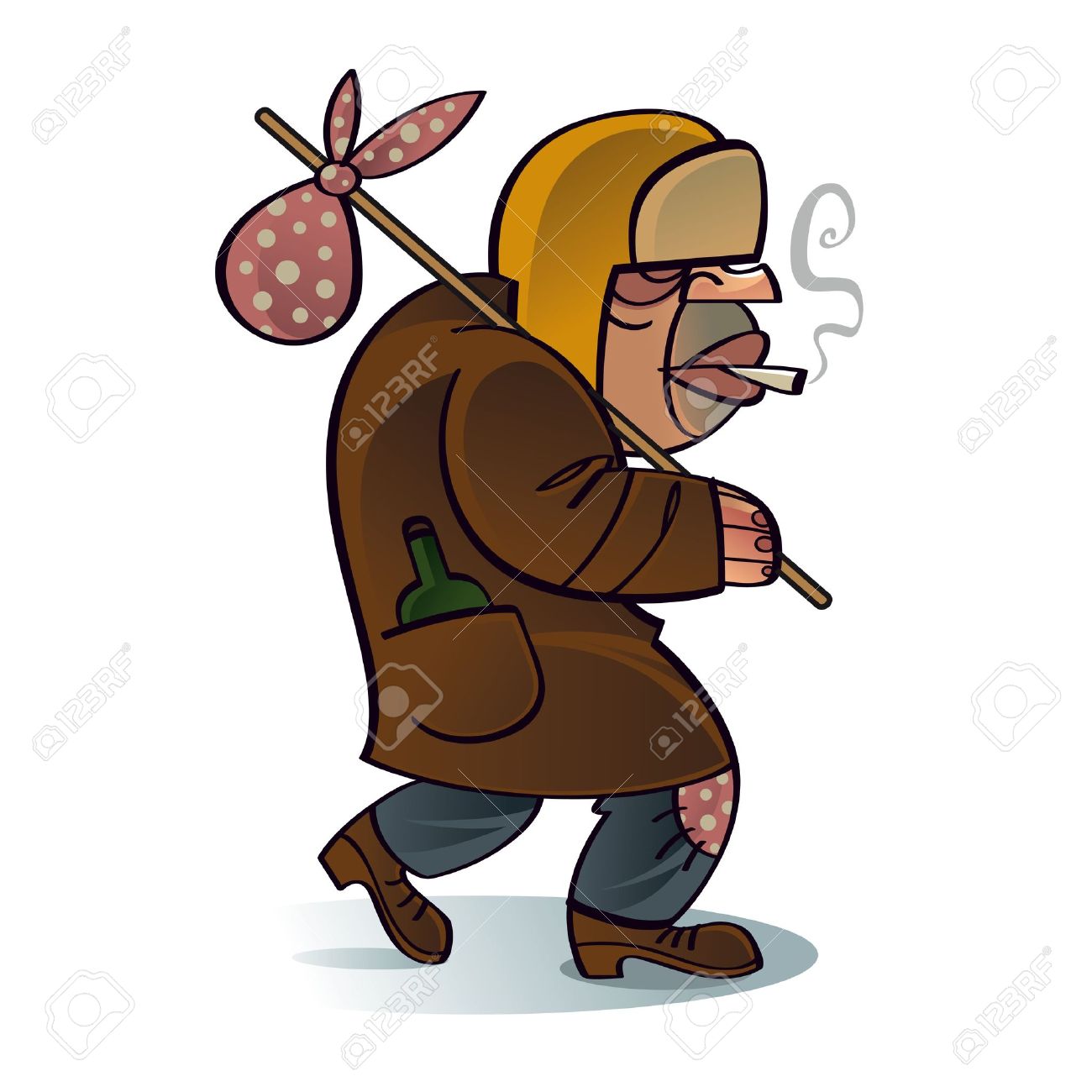 Vagabundo Sin Hogar Mendigo Crisis Problema De La Depresión De Trabajo De  Trabajo El Desempleo Ilustraciones Svg, Vectoriales, Clip Art Vectorizado  Libre De Derechos. Image 11966827.