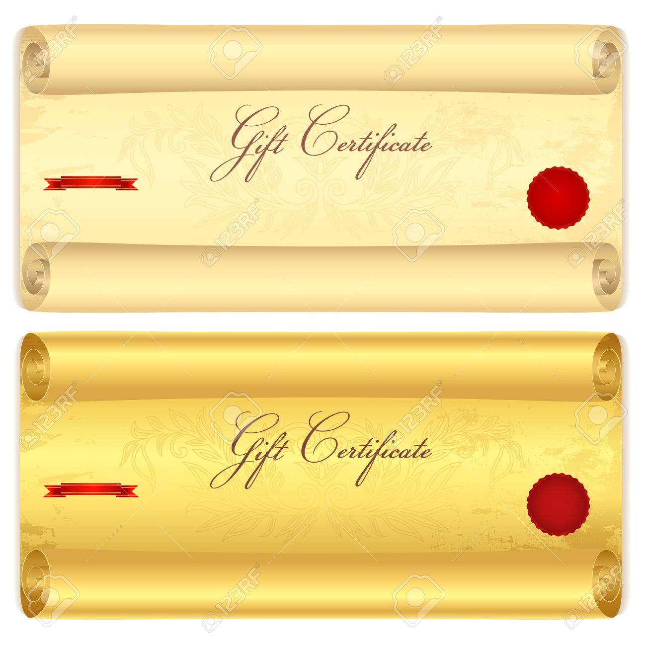 template of a scroll