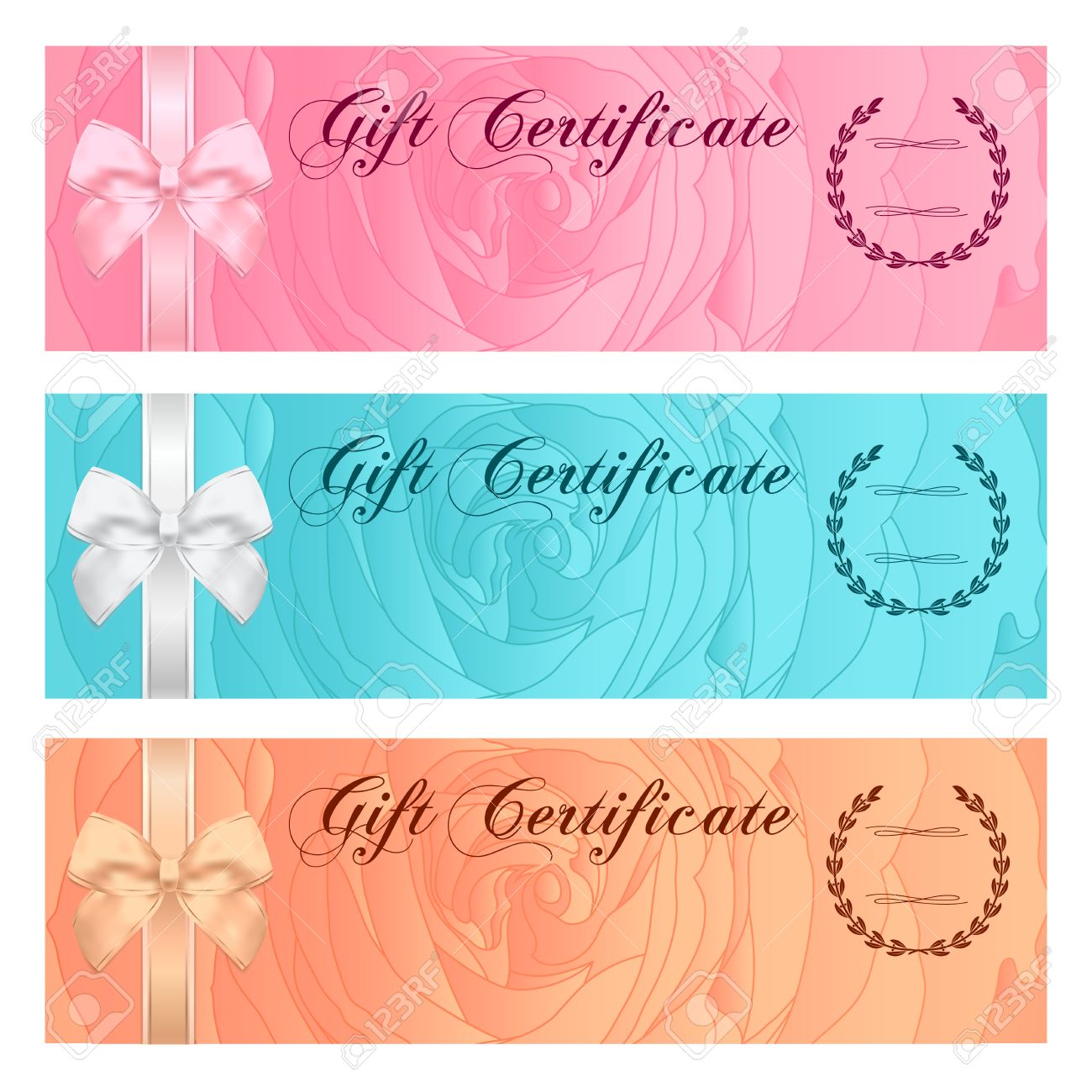 gift certificate voucher coupon reward gift card template