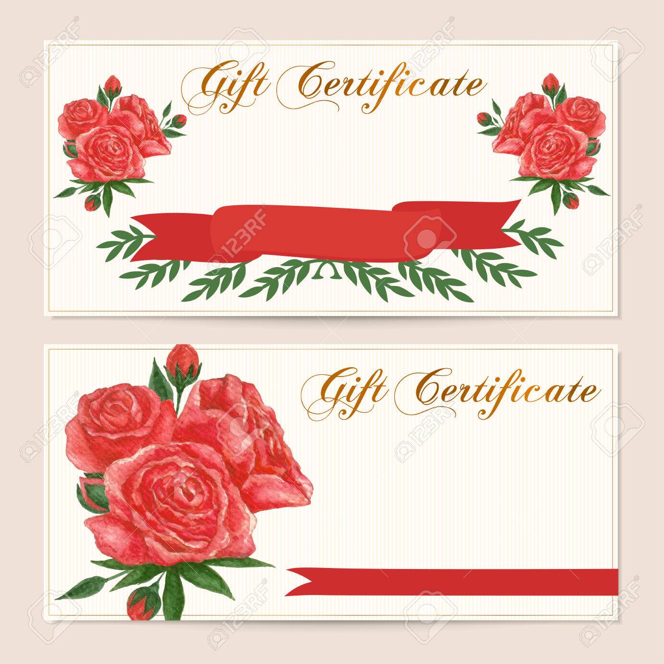 gift certificates format