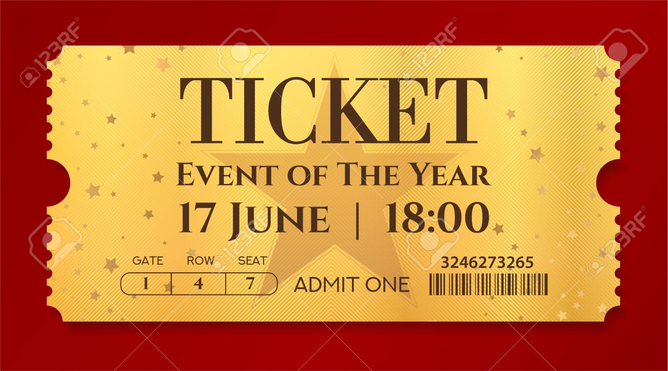 admission golden ticket template vector mockup movie ticket movie ticket template free