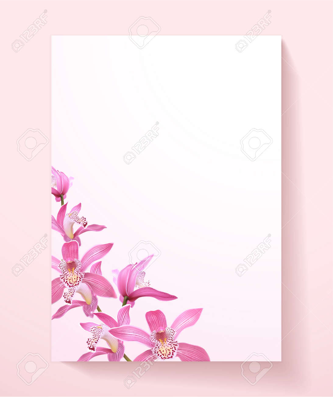 love-letter-blank-template-with-orchid-flower-pattern-background-useful-for-wedding-invitation-save-the-date-card-letterhead-romantic-letter-for-her-love-note-beautiful-vector-design-a4-format-stock-photo-picture