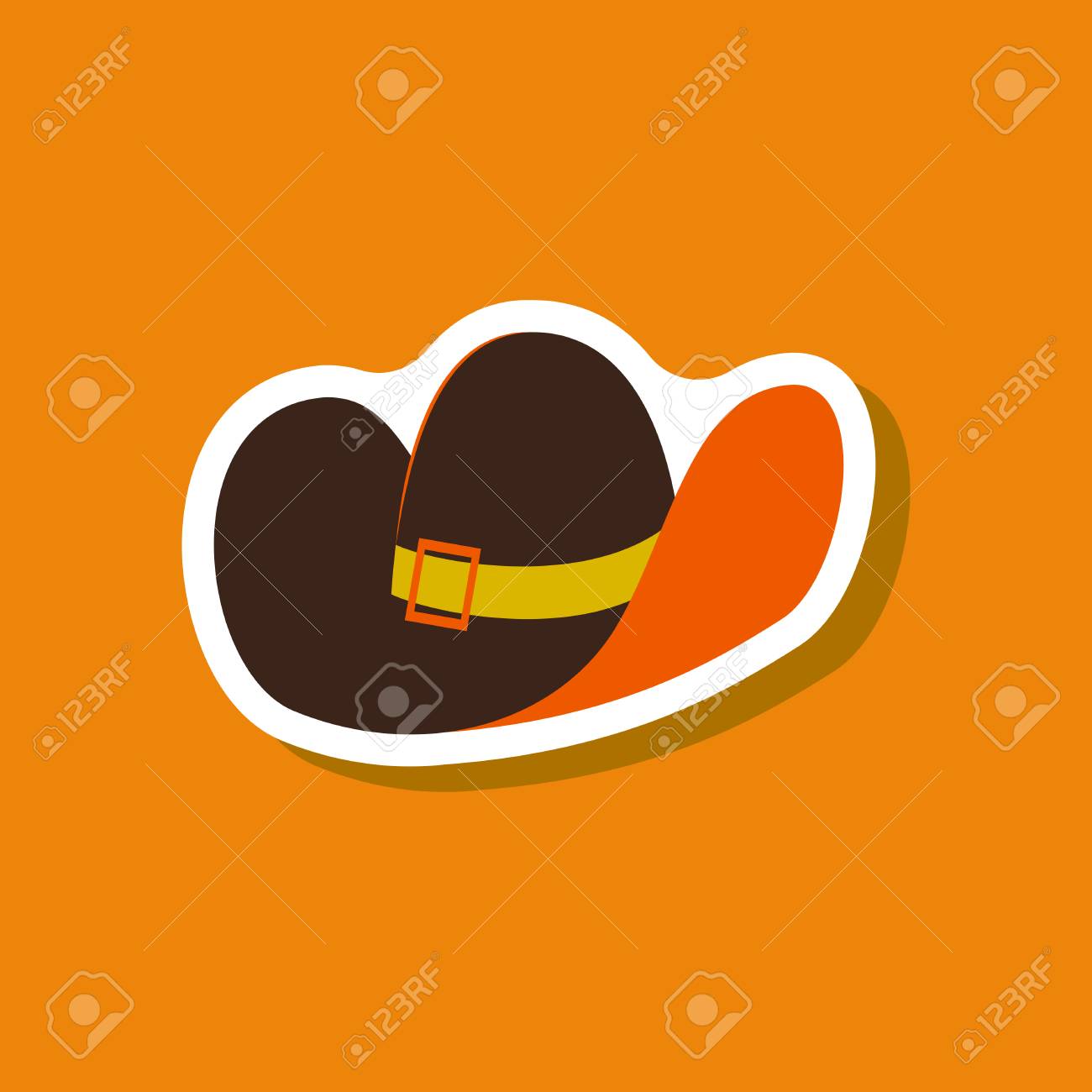 cowboy hat sticker