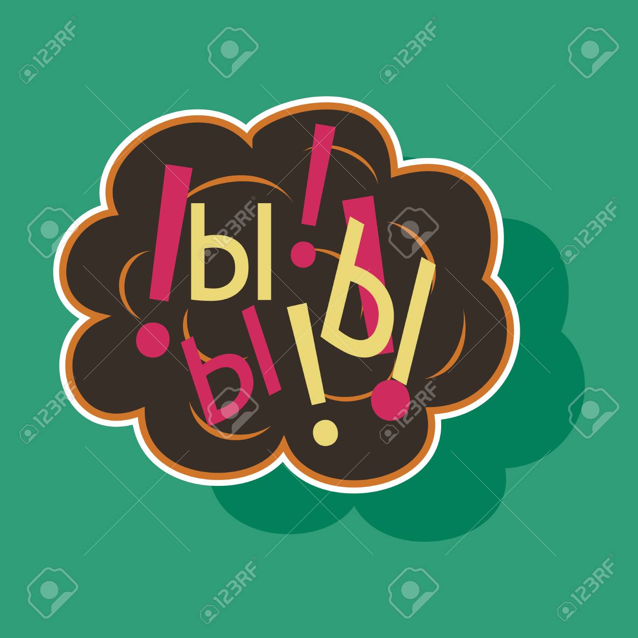 paper sticker on theme comic speech bubbles set with emotions