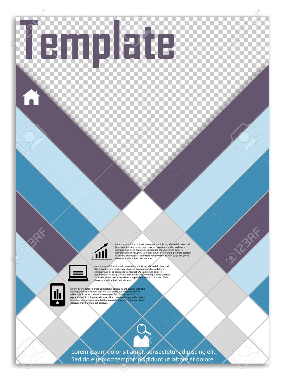 flyer design business brochure template annual report cover