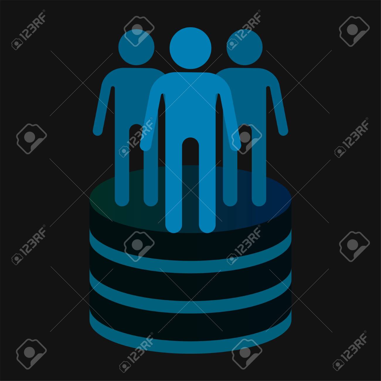 Data warehouse icon logo design. Vector illustration - 128904253 Data warehouse icon logo design. Vector illustration - 128904253