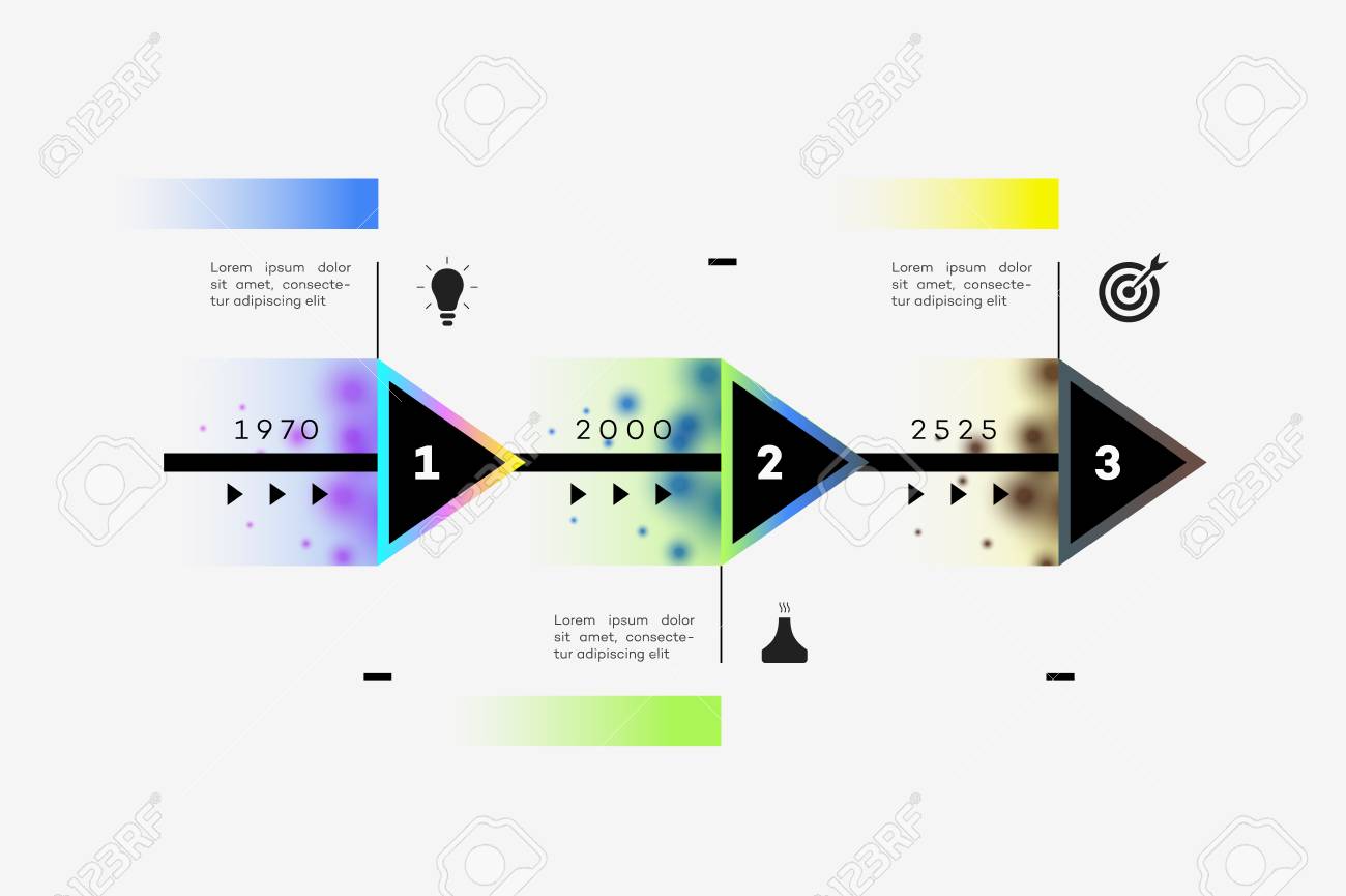 layered horizontal modern infographic timeline design template time line layouts
